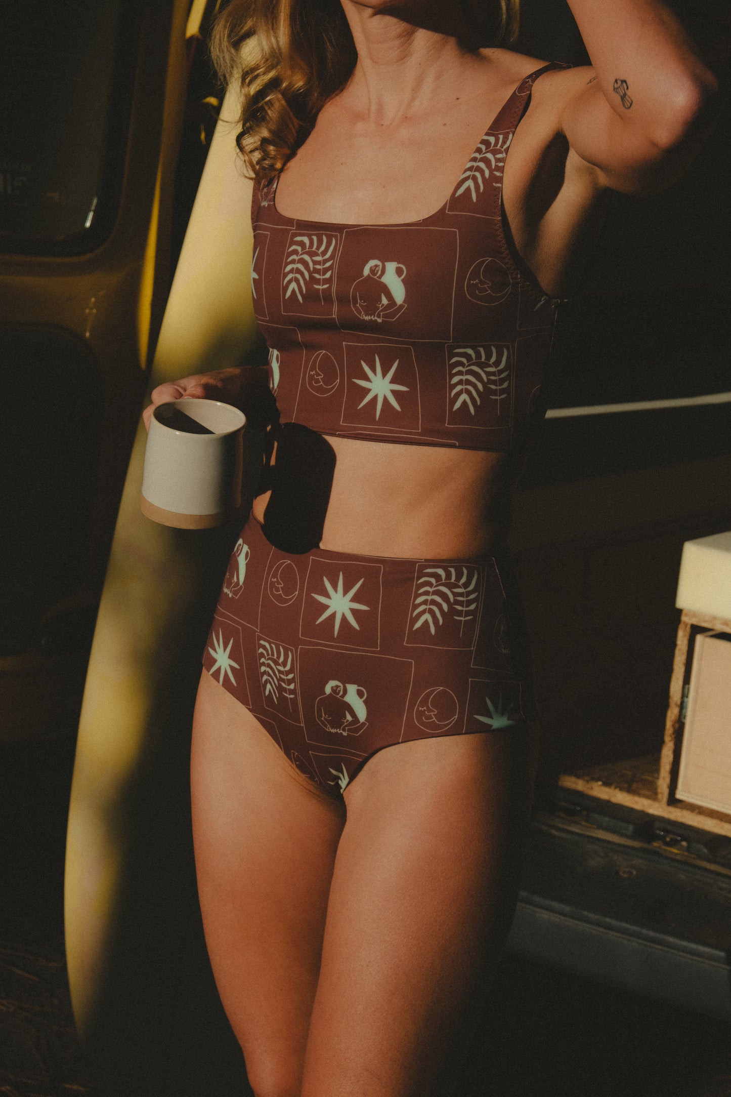 Laguna Top - Fougère chocolat